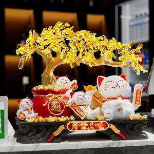 Kisstyle | Prosperity Invoking Fortune Cat Statue Auto-Waving 2026 New