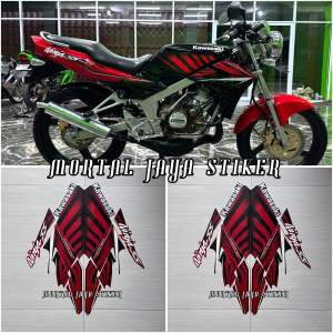 STIKER STRIPING LIS LES BODY MOTOR KAWASAKI NINJA SS 2014 ZEBRA