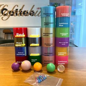 Colorful Pearlescent Sticky Ball Tape Frosted Transparent DIY Roll Water Ball Adhesive Tape Office School Supplies