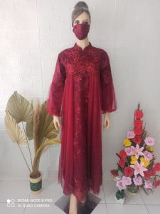 GAMIS Aulia Terbaru Tille Mutiara Fashion/Maxi Muslimah /Dress Tille Terbaru