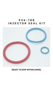 KRP1704 / KRP1643 / KRP1552  INJECTOR SEAL KIT FOR PERKINS & FG WILSON  EQUIVALENT: 934-788 / 10000-18622 PACK OF 3PCS