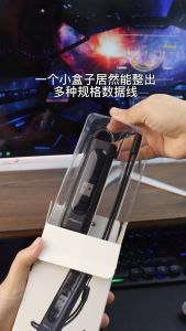 Pisen LTAP40285 Multifunctional Portable Storage Data Charging Cables & Organizer Case Support PD60W Pisen Quick Fast Charging Cables Comes With Type C Micro USB Lightning Cables All in One Access For Mobine Phone Simcard Pin Storage Organizer