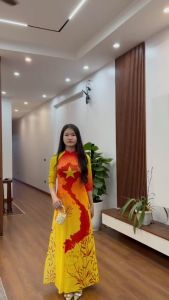 Bộ áo dài truyền thống - SAO TRÚC (Mẫu E11)