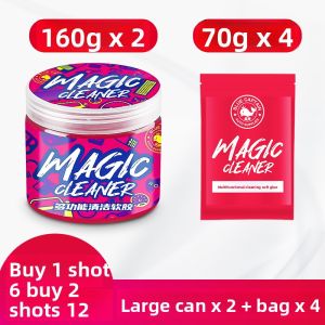 MONLEYTA | Soft Silicone Car Interior Cleaning Tool Computer Keyboard Dust Absorbing Mud Vehicle Use Sticky Dirt Removal Muck Out Clay