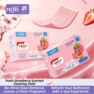 TEITEIRO | Bath Stain Remover Sponge for Soap Scum and Limescale