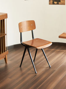 Industrial Style Dining Chair Vintage Iron Art Chair American Minimalist Coffee Shop Bar Commercial Stool Dining Table Chair for Home Use