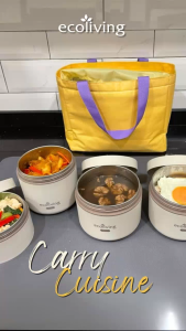 EPLAS ACCESSORIES Kid/Camping Lunch Box Bag Portable Food Storage Cooler Bag Insulated Heat Beg Makanan EG-DC EG-DK
