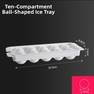 TEKANAI | Whiskey Ice Ball Maker Big Ice Tray with Lid Silica Gel