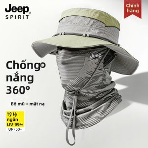 JEEP SPIRIT | Mũ Đánh Cá Ngoài Trời Chống Tia UV