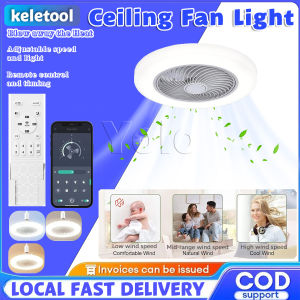 Remote Control Ceiling Fan with LED Lamp Ceiling Fan Smart Ceiling Fans For Bedroom Living Room Minimalism LED Ceiling Fan Light Modern Simple North European Style Home Use Ceiling Fan Light ﻿