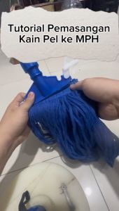 Plastic Mop Holder / Penjepit Kain Pel (Biru/Merah/Kuning/Hijau)