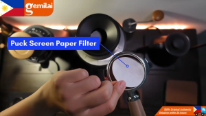 Gemilai Italian round powder bowl filter paper 51/53m/58mm universal coffee machine handle special secondary water filter paper coffee filter paper