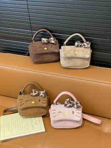 Túi Đeo Chéo Hoạt Hình Mèo Cho Trẻ Em Túi Xách Đi Dạo Phố Cho Bé Gái Túi Đựng Son Môi Và Đồ Trang Điểm Túi Đeo Chéo Hình Mèo