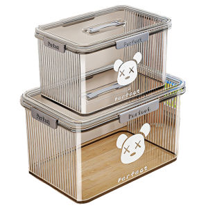 Joybos | Transparent Sealed Storage Box 4 Locks Large Capacity