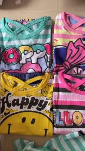 11-40kg Bộ tay dài quần dài bé gái áo thun gân 3D quần dài thun lạnh giả jeans siêu cưng!! 556