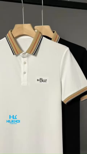 Áo Polo HILIKHOI phối cổ kẻ thêu BrryBur lịch lãm sang trọng