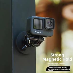 HAISENLE | Đế Kẹp Máy Quay Hành Động Có Tấm Nam Châm Mạnh Điều Chỉnh Được 360°