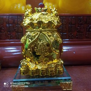 Tượng túi kim bảo chiêu tài đế kính