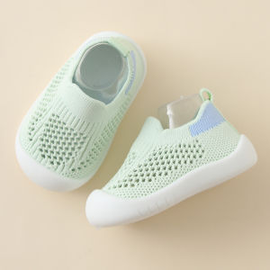 Breathable Soft Bottom Childrens Shoes for Boys And Girls Toddler Indoor Slip-On Anti-Slip Walking Shoes Summer New Arrival