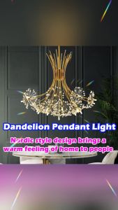 Modern Minimalist Dandelion Pendant Light Conference Room Restaurant Villa Bedroom European Style
