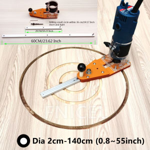 140cm Circle Cutting Jig Wood Router Milling Circle Slotting for Makita Electric Hand Trimmer Trimming Machine Woodworking Tools