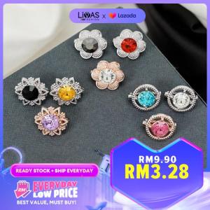 Kerongsang Baby Brooch Pin Tudung Bawal Kiri Kanan Jarum Peniti Premium Mewah Muslim Fashion Hijab Jewellery LIVAS Fashion