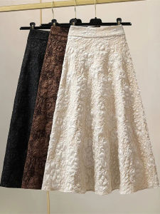 High Waist Floral Large Umbrella Skirt High Waist Floral Large Swing Umbrella Skirt