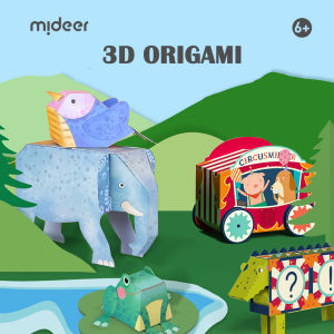 MiDeer 3D Dynamic Origami Art: An Interactive Paper Folding Activity
