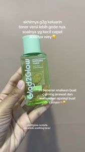 BIG SIZE 80ML GLAD2GLOW 2% CENTELLA CERAMIDE SUPER SOOTHING ACNE TONER FACE CARE PERAWATAN WAJAH