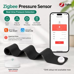 Zigbee Pressure Sensor Detector Gravity Detection Battery Powered Tuya Smart Life Home Automation Scene For Chair Floor Mats Pad