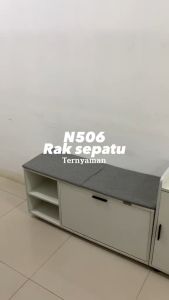 Oxihom Lemari Sepatu Lemari Pajangan Rak Sepatu Susun Duduk Sofa