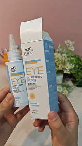 Nhỏ mắt ngừa viêm ghèn chảy nước mắt cho chó mèo，Nhỏ tai cho chó mèo rửa vệ sinh tránh viêm hôi tai tai thú cưng