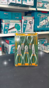 JADEVER ชุดคีม 5 ชิ้น ( คีมปากจิ้งจก + คีมปากแหลม + คีมตัดปากเฉียง + คีมมินิ ) รุ่น JDPS0605 ( 5 Pcs Pliers Set )