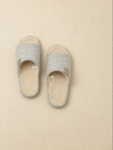 DALA BEAR | Non-slip Moisture-absorbent Odor-preventing Indoor Cotton Linen Slippers