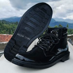 Sepatu PDH Hitam Mengkilap Dan Doff Harian Pria SECURITY PNS Dan Instansi Lain