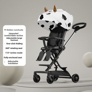 LIWAN | Lightweight Foldable Reversible Stroller for Sitting or Lying Down