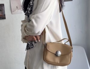 NEW - Tas Selempang Wanita Bahan Kulit PU Premium Terbaru Tahun 2023 - Tas Slingbag Viral Korea Muat HP - Bisa Bayar Ditempat
