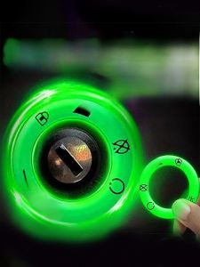 ปุ่มเครื่องยนต์ไฟฟ้าชุบเงิน ลูกปืนกุญแจตกแต่ง ชิ้นส่วนรถยนต์ สีสันสดใส วัสดุ ABS ทนทาน สีสันสดใส