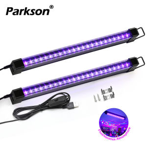 395-405nm Black Light LED UV Lamp Gel T8 Tube 5V USB Plug Ultraviolet Light LED Stage Blacklight UV LED Nail Lamp Parts Grow