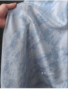 ผ้าลายดอกไม้ทองเหลืองสไตล์จีน ผ้าลายหินแข็งสีเหลือง ผ้าสำหรับเสื้อผ้าผู้หญิง ผ้าสำหรับตกแต่งบ้าน ผ้าฝ้ายโพลีเอสเตอร์