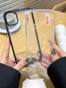 Luxury Clear Case for IPhone 11 16 17 12 13 14 15 Pro Max 13 Pro Max Hard Phone Casing for iphone 16 Pro