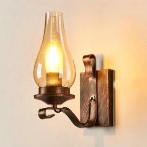 Retro Industrial Iron Wall Lamp Vintage kerosene Wall Light For Restaurant Corridor Bedroom Bedside Cafe Hotel Loft Sconce House