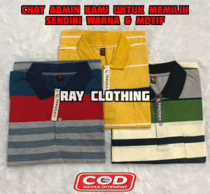 Paket Hemat Kaos Krah Salur & Polo Shirt Motif Garis Terbaru 2022