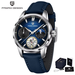 Pagani Design | PAGANI DESIGN PD-YS021 Mens Automatic Mechanical Watch Stainless Steel Case And Sapphire Glass Classic Hollow Shape.