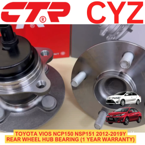 CTR Korea Rear Wheel Hub Bearing Toyota Vios NCP150 NSP151 2012-2019Y (1 Year Warranty) 42450-0D120