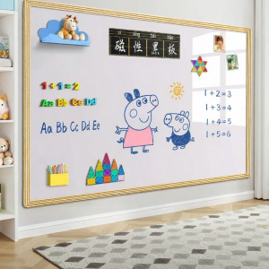 TONGMUXING | Magnetic Removable Non-Damaging Wall Protective Dust-Free Writable Educational Kids Chalkboard Wall Sticker