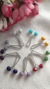 Grosir 10 Pcs Klip Turki Kristal Terbaru