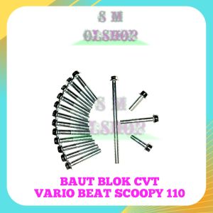 1 SET BAUT BLOK CVT BEAT KARBU BAUT BLOK CVT BEAT FI BAUT BLOK CVT VARIO 110 FI BAUT BLOK CVT VARIO 110 KARBU SCOOPY SPACY 110 FI KARBU BAUT BLOK CVT BAUT SATU SET BAUT BLOK CVT HONDA VARIO SCOOPY BEAT STREET FI KARBU 110