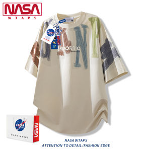 NASA WTAPS | Bộ Quần Áo Nam In Chữ Thoáng Mát Thể Thao Phong Cách Thư Giãn