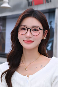 Nearsighted Diopter Eyeglasses Anti-radiation/BuleLight Eyewear for Women/Men with Graded Myopic Glasses Lightweight TR90 Frame